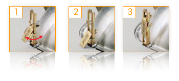 Les 3 étapes de la fixation du 'Système Flash'